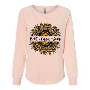 Best Gaga Ever Sunflower Gaga Mothers Day Gifts Womens California Wash Sweatshirt