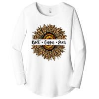 Best Gaga Ever Sunflower Gaga Mothers Day Gifts Women's Perfect Tri Tunic Long Sleeve Shirt