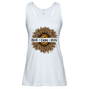 Best Gaga Ever Sunflower Gaga Mothers Day Gifts Ladies Essential Flowy Tank