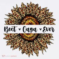 Best Gaga Ever Sunflower Gaga Mothers Day Gifts Flatbill Hat