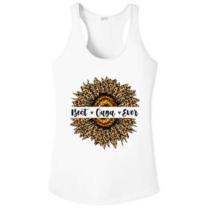 Best Gaga Ever Sunflower Gaga Mothers Day Gifts Ladies PosiCharge Competitor Racerback Tank