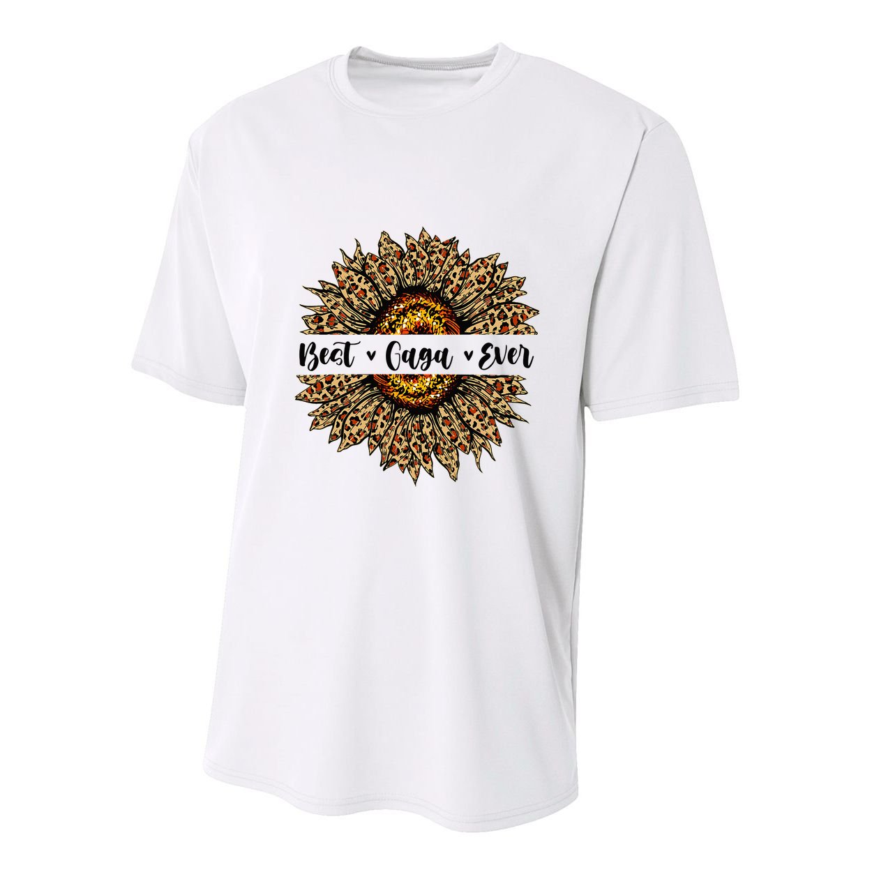 Best Gaga Ever Sunflower Gaga Mothers Day Gifts Youth Performance Sprint T-Shirt