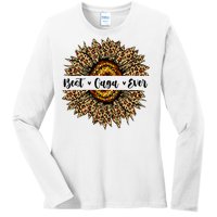 Best Gaga Ever Sunflower Gaga Mothers Day Gifts Ladies Long Sleeve Shirt