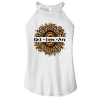 Best Gaga Ever Sunflower Gaga Mothers Day Gifts Women's Perfect Tri Rocker Tank