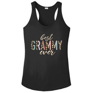 Best Grammy Ever Gifts Leopard Print Mothers Day Ladies PosiCharge Competitor Racerback Tank