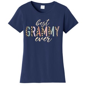 Best Grammy Ever Gifts Leopard Print Mothers Day Women's T-Shirt