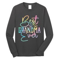 Best Grandma Ever Happy Grandparents Day Tie Dye Long Sleeve Shirt