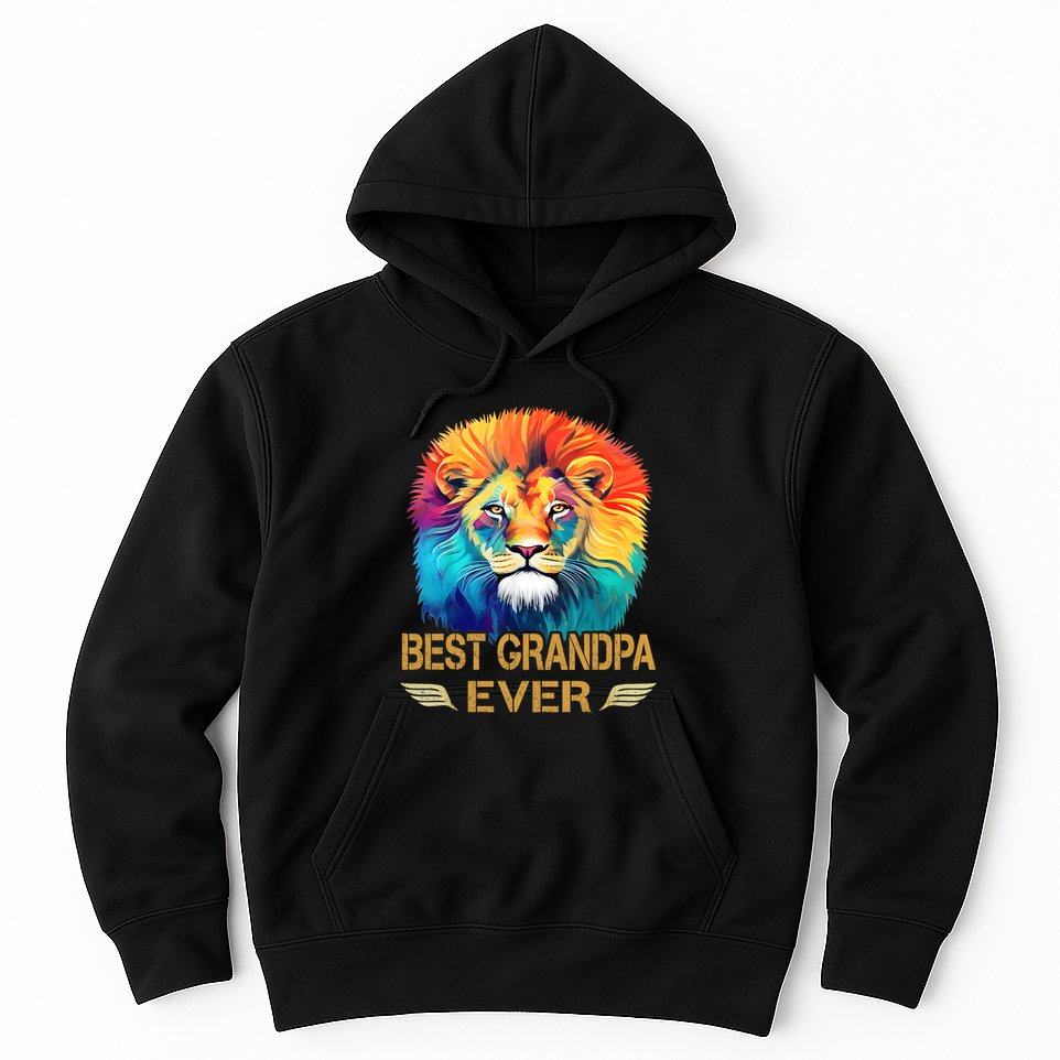 Best Grandpa Ever Funny Fathers Day Gift For Dad Hoodie
