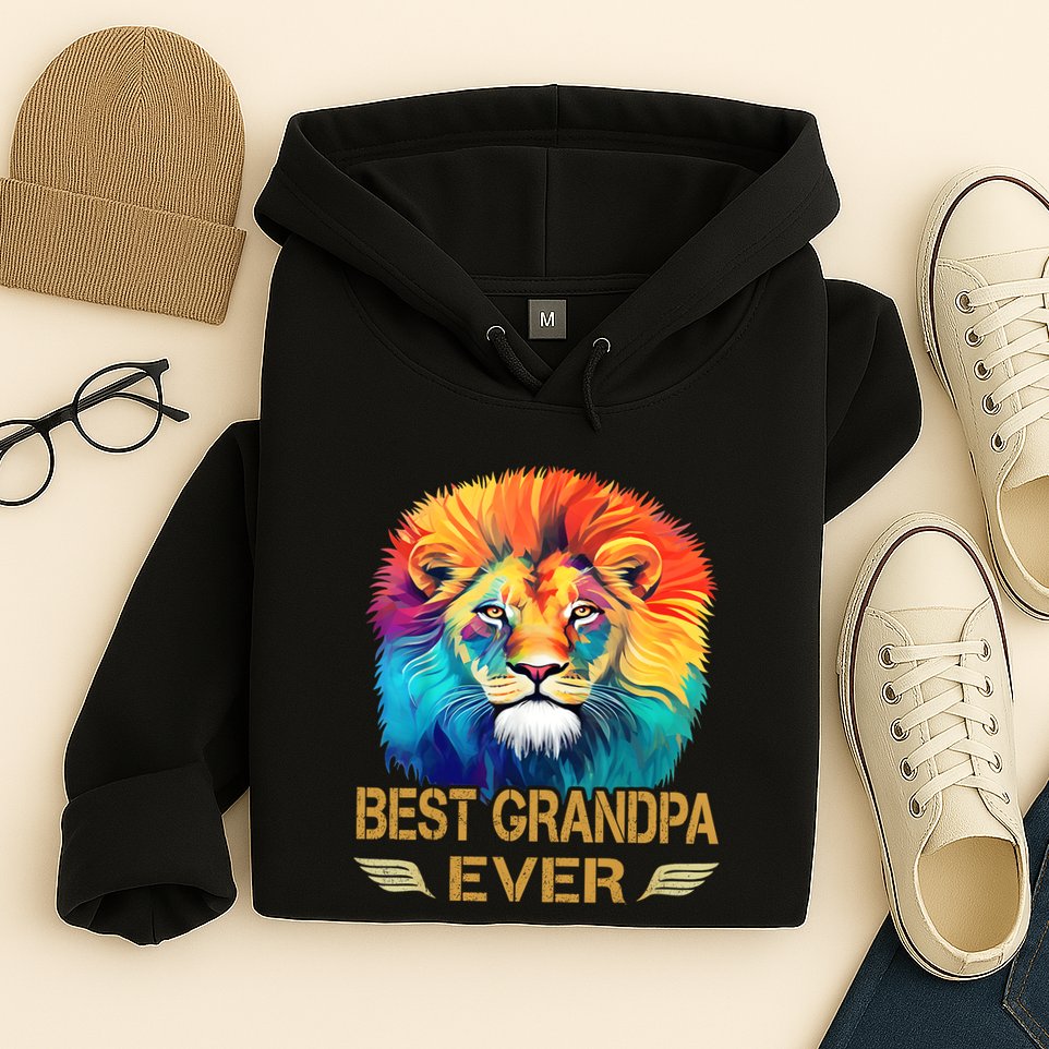 Best Grandpa Ever Funny Fathers Day Gift For Dad Hoodie