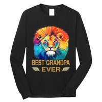 Best Grandpa Ever Funny Fathers Day Gift For Dad Long Sleeve Shirt