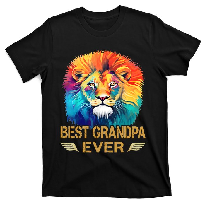 Best Grandpa Ever Funny Fathers Day Gift For Dad T-Shirt