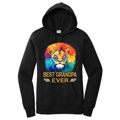 Best Grandpa Ever Funny Fathers Day Gift For Dad Women's Pullover Hoodie