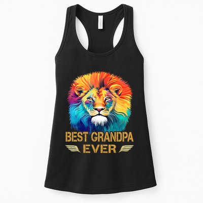 Best Grandpa Ever Funny Fathers Day Gift For Dad Womens Tank Top