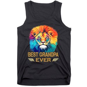 Best Grandpa Ever Funny Fathers Day Gift For Dad Tank Top