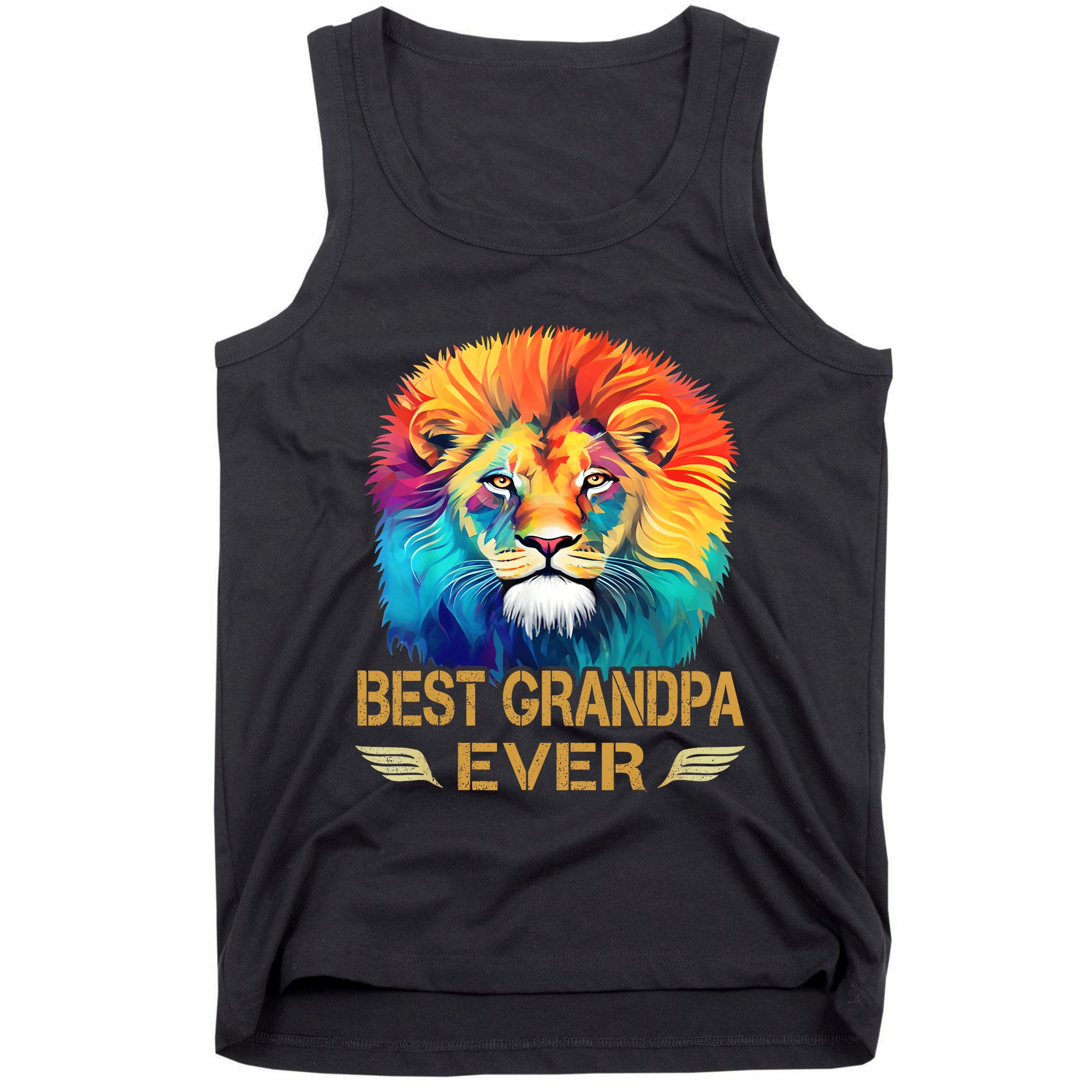 Best Grandpa Ever Funny Fathers Day Gift For Dad Tank Top
