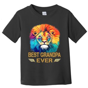 Best Grandpa Ever Funny Fathers Day Gift For Dad Toddler T-Shirt