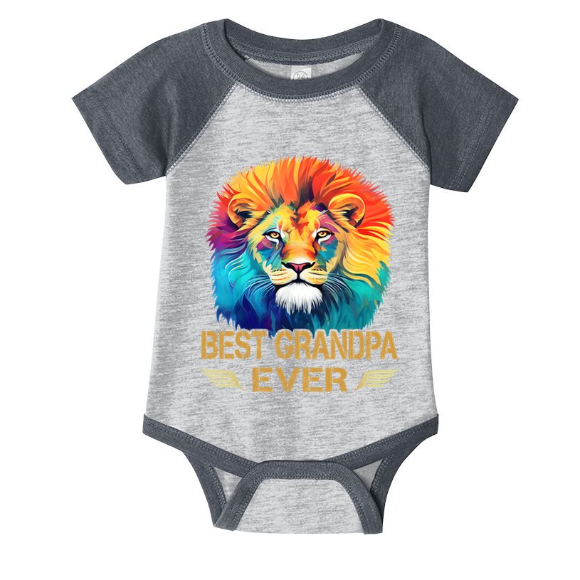 Best Grandpa Ever Funny Fathers Day Gift For Dad Infant Baby Jersey Bodysuit