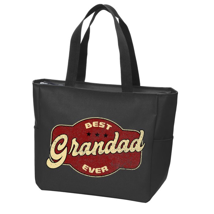 Best Grandad Ever Zip Tote Bag