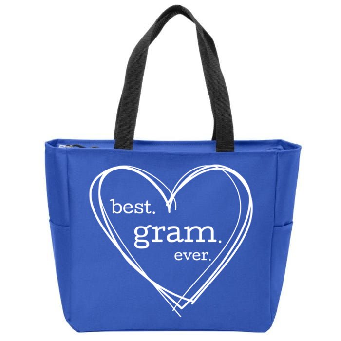 Best Gram Ever Gift (National Grandparents Day) Zip Tote Bag