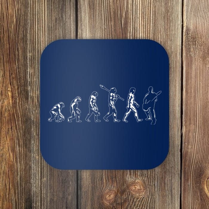 Bassist Gifts Evolution Bass Guitar Coaster