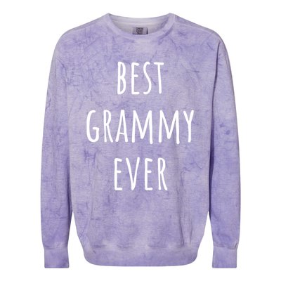 Best Grammy Ever Grandma Cute Gift Colorblast Crewneck Sweatshirt