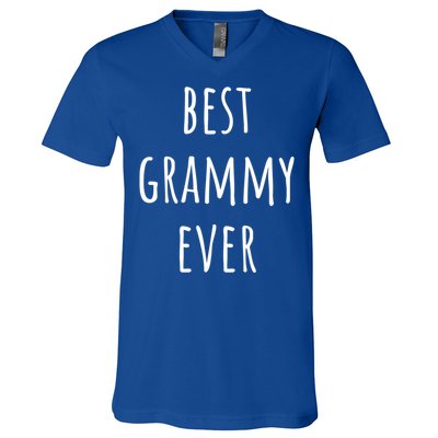 Best Grammy Ever Grandma Cute Gift V-Neck T-Shirt