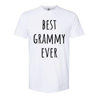 Best Grammy Ever Grandma Cute Gift Softstyle CVC T-Shirt