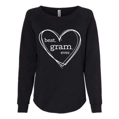 Best Gram Ever Gift (National Grandparents Day) Womens California Wash Sweatshirt