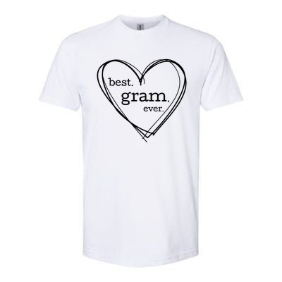 Best Gram Ever Gift (National Grandparents Day) Softstyle® CVC T-Shirt