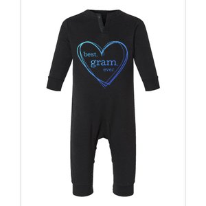 Best Gram Ever Gift (National Grandparents Day) Infant Fleece One Piece