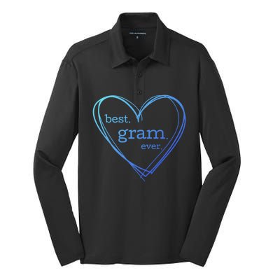 Best Gram Ever Gift (National Grandparents Day) Silk Touch Performance Long Sleeve Polo