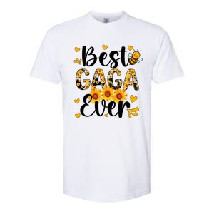 Best Gaga Ever Gaga Grandma Gaga Grandmother MotherS Day Softstyle CVC T-Shirt