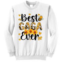 Best Gaga Ever Gaga Grandma Gaga Grandmother MotherS Day Sweatshirt