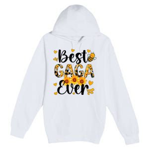 Best Gaga Ever Gaga Grandma Gaga Grandmother MotherS Day Premium Pullover Hoodie