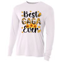 Best Gaga Ever Gaga Grandma Gaga Grandmother MotherS Day Cooling Performance Long Sleeve Crew