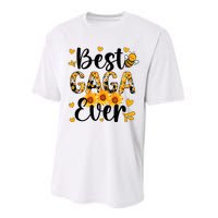 Best Gaga Ever Gaga Grandma Gaga Grandmother MotherS Day Performance Sprint T-Shirt