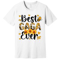 Best Gaga Ever Gaga Grandma Gaga Grandmother MotherS Day Premium T-Shirt