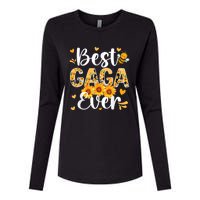 Best Gaga Ever Gaga Grandma Gaga Grandmother MotherS Day Womens Cotton Relaxed Long Sleeve T-Shirt