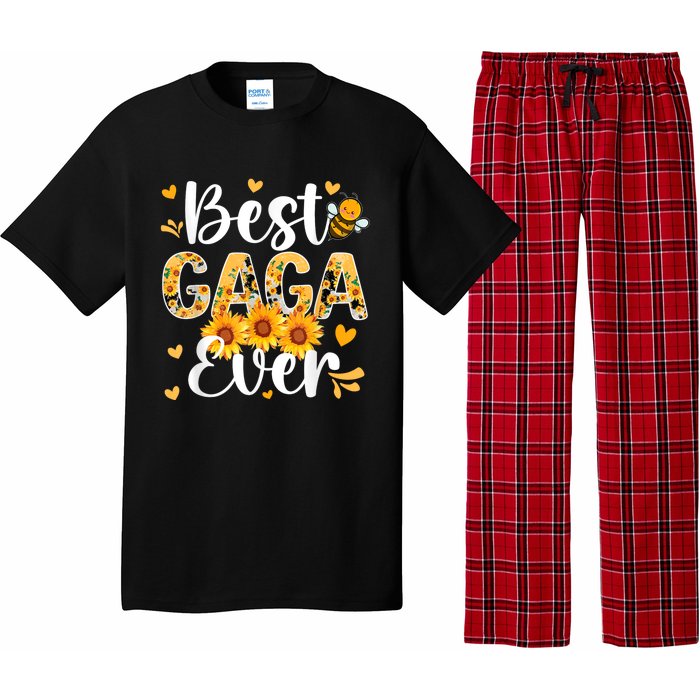 Best Gaga Ever Gaga Grandma Gaga Grandmother MotherS Day Pajama Set