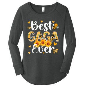 Best Gaga Ever Gaga Grandma Gaga Grandmother MotherS Day Women's Perfect Tri Tunic Long Sleeve Shirt