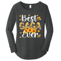 Best Gaga Ever Gaga Grandma Gaga Grandmother MotherS Day Women's Perfect Tri Tunic Long Sleeve Shirt