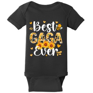 Best Gaga Ever Gaga Grandma Gaga Grandmother MotherS Day Baby Bodysuit