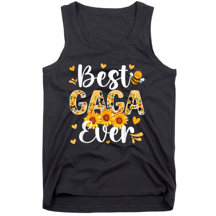 Best Gaga Ever Gaga Grandma Gaga Grandmother MotherS Day Tank Top