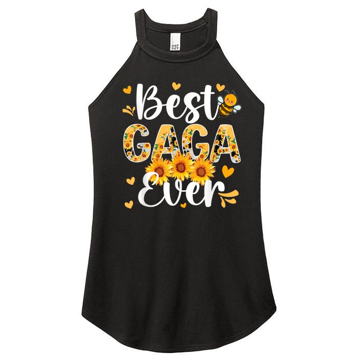 Best Gaga Ever Gaga Grandma Gaga Grandmother MotherS Day Women's Perfect Tri Rocker Tank