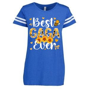 Best Gaga Ever Gaga Grandma Gaga Grandmother MotherS Day Enza Ladies Jersey Football T-Shirt