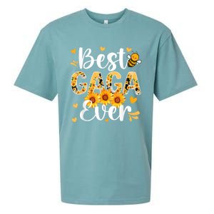 Best Gaga Ever Gaga Grandma Gaga Grandmother MotherS Day Sueded Cloud Jersey T-Shirt