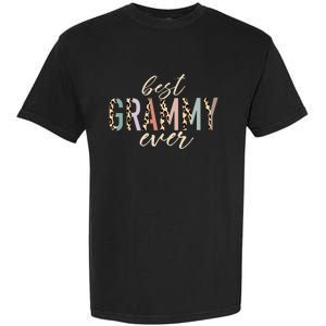 Best Grammy Ever Gifts Leopard funny Mothers Day Garment-Dyed Heavyweight T-Shirt