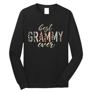 Best Grammy Ever Gifts Leopard funny Mothers Day Long Sleeve Shirt