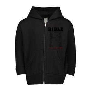 Bible Gifts Emergency Verse Numbers Scripture Hotline Toddler Zip Fleece Hoodie