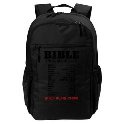 Bible Gifts Emergency Verse Numbers Scripture Hotline Backpack